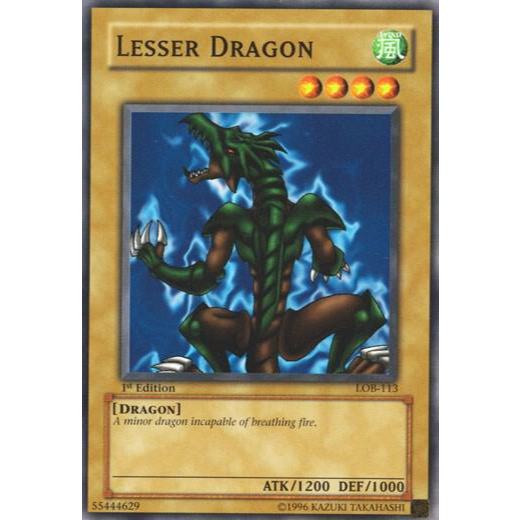 [ Bài Yugioh Chính Hãng ] Lesser Dragon - LOB-EN113 - Common