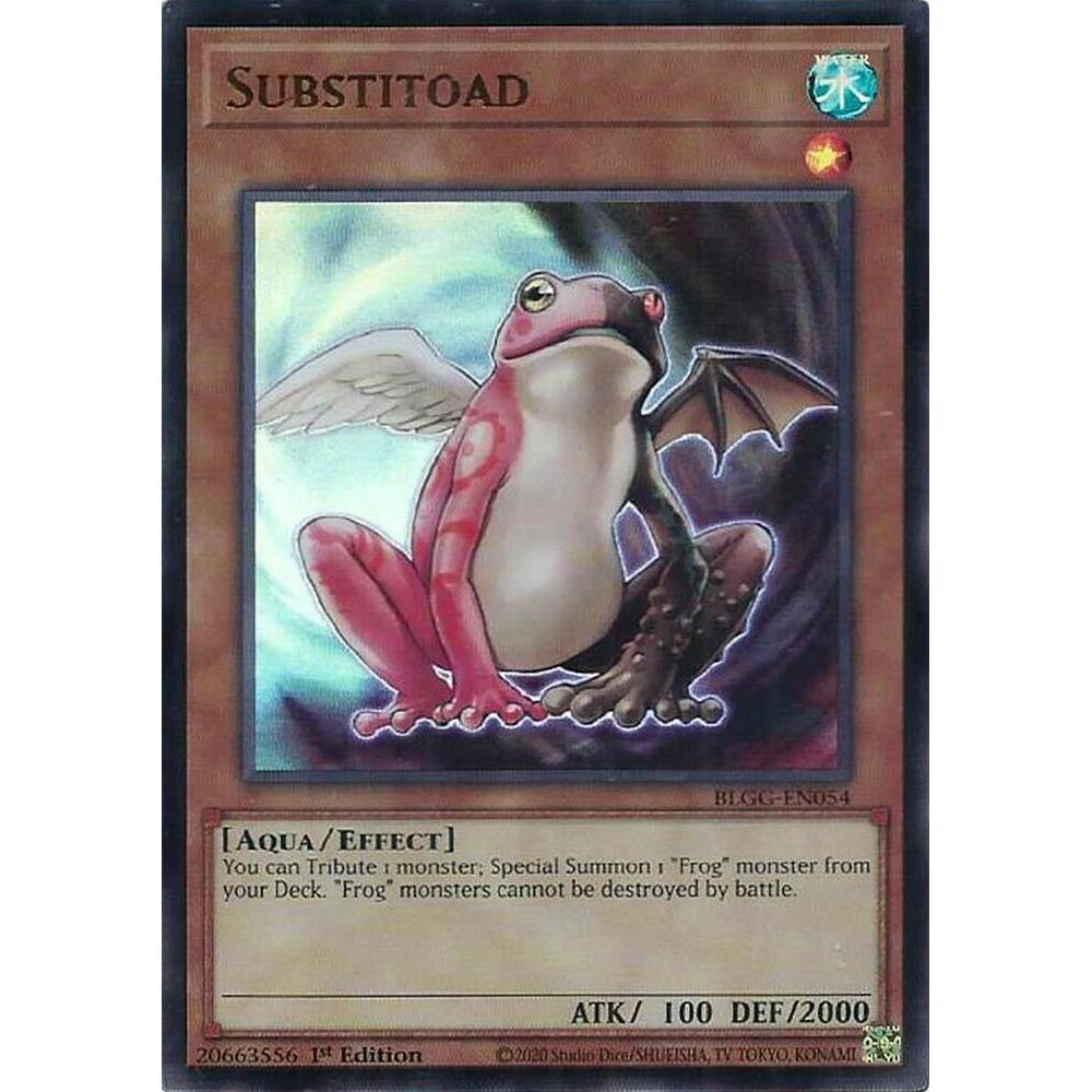 [ Bài Yugioh Chính Hãng ] Substitoad - BLGG-EN054 - Ultra Rare
