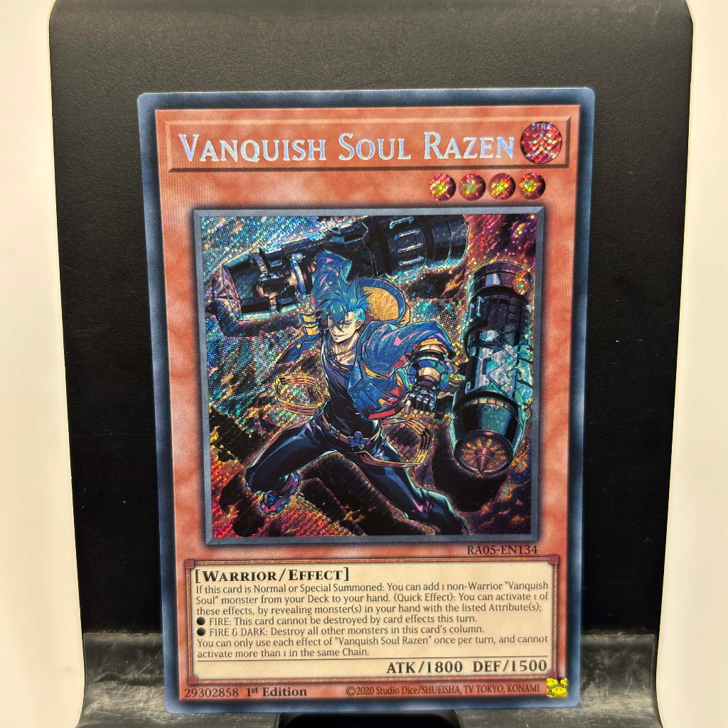 [ Bài Yugioh Chính Hãng ] Vanquish Soul Razen - RA05-EN134 - Super/Ultra/Secret