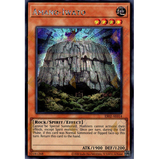 [ Bài Yugioh Chính Hãng ] ES02-AE014 Amano-Iwato - Secret Rare
