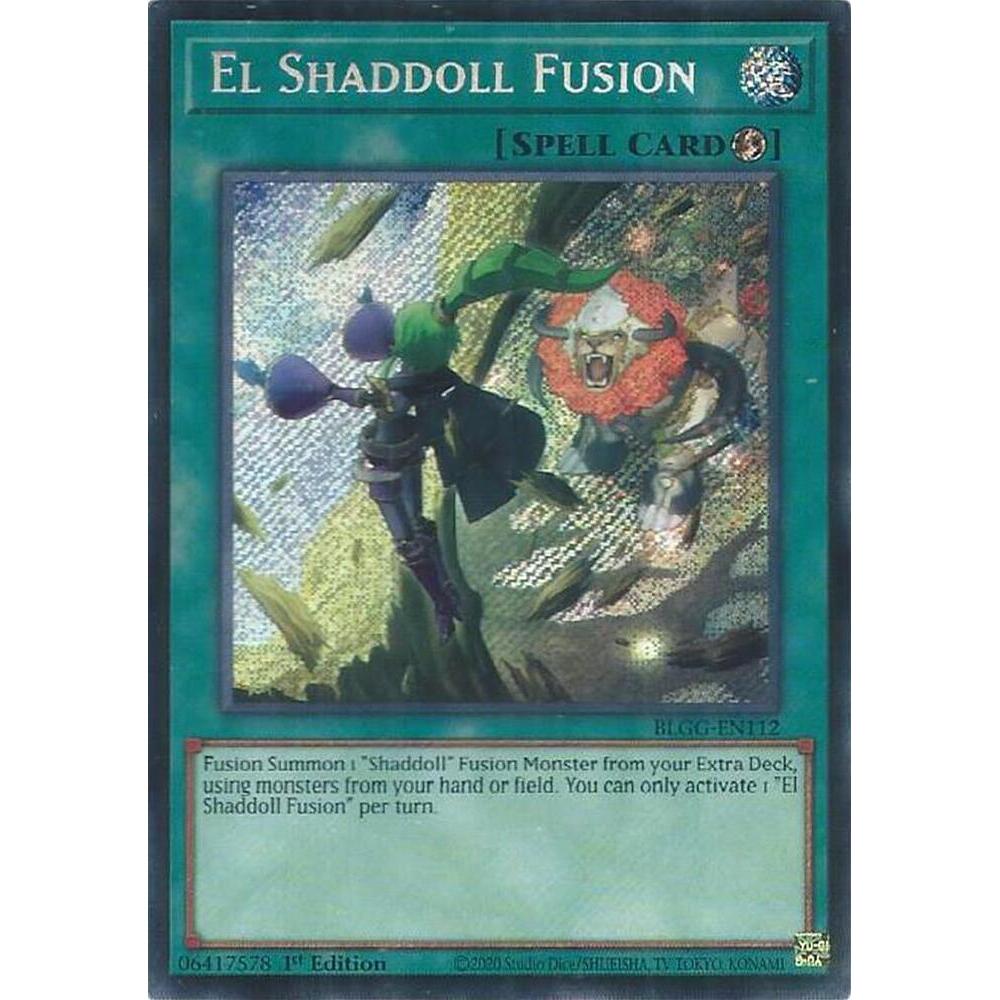 [ Bài Yugioh Chính Hãng ] El Shaddoll Fusion - BLGG-EN112 - Secret Rare
