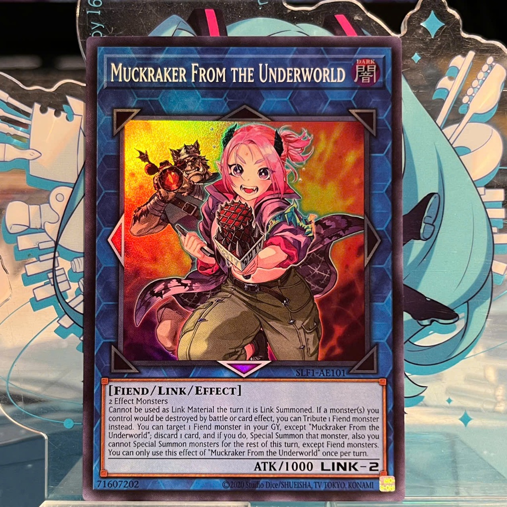 [ Bài Yugioh Chính Hãng ] SLF1-AE101 Muckraker From the Underworld - Super Rare