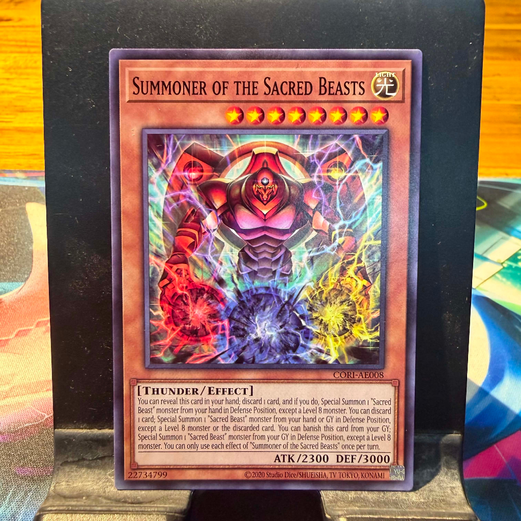 [ Bài Yugioh Chính Hãng ] CORI-AE008 Summoner of the Sacred Beasts - Common