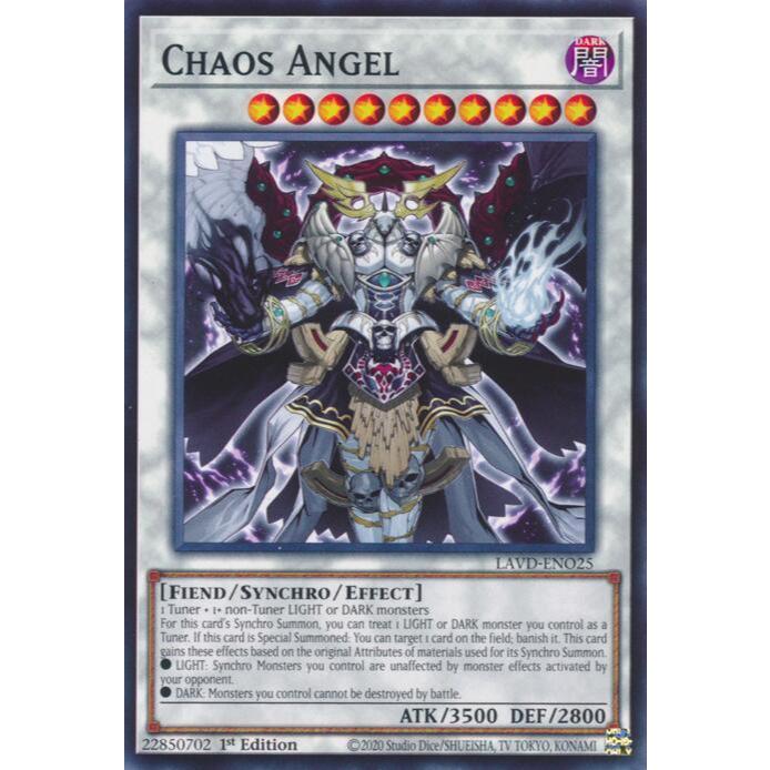 [ Bài Yugioh Chính Hãng ] Chaos Angel - LAVD-ENO25 - Common