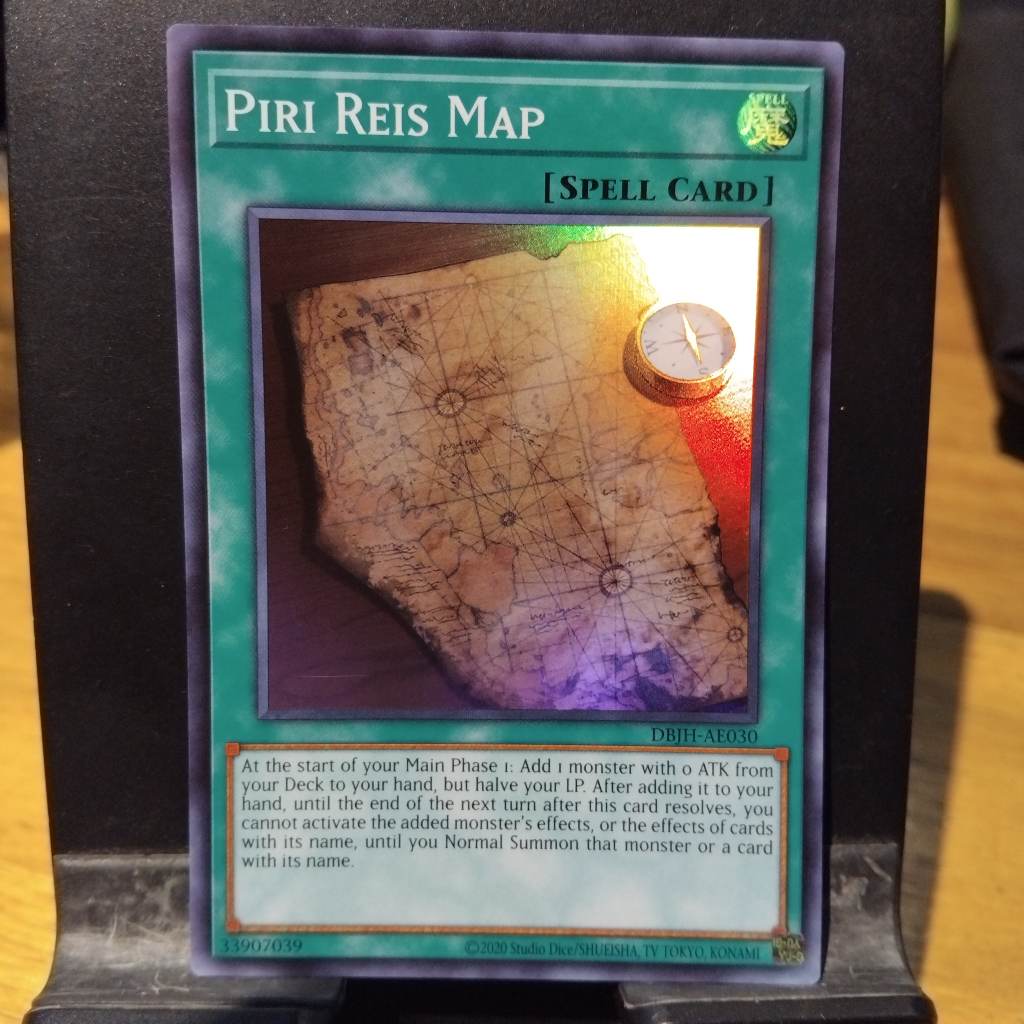 [ Bài Yugioh Chính Hãng ] DBJH-AE030 Piri Reis Map - Super Rare