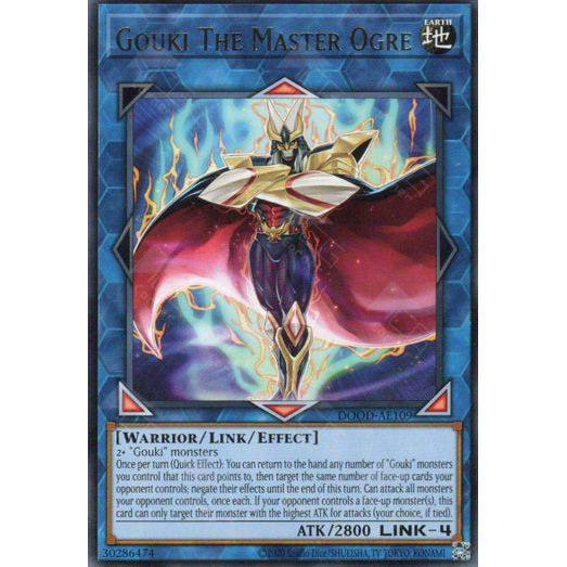[ Bài Yugioh Chính Hãng ] DOOD-AE109 Gouki The Master Ogre - Rare