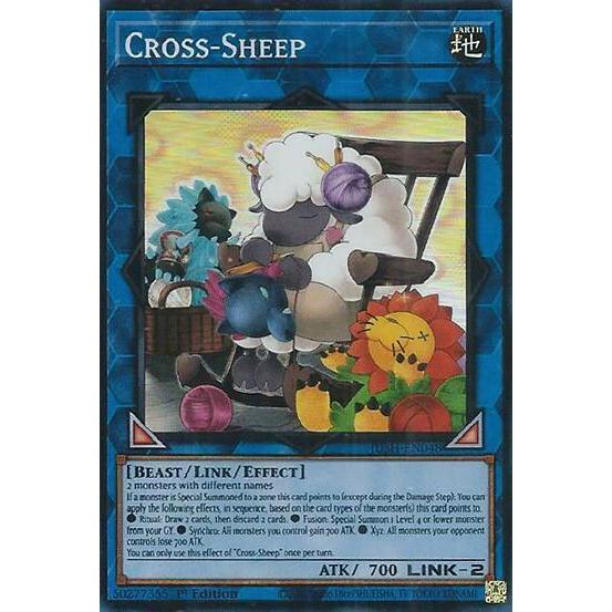 [ Bài Yugioh Chính Hãng ]Cross-Sheep (Super Rare) - Justice Hunters