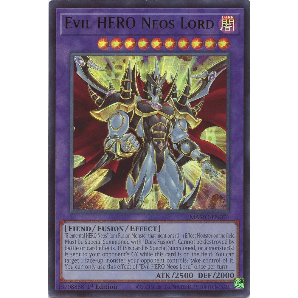 [Thẻ Bài Yugioh Chính Hãng] Evil HERO Neos Lord - MAMO-EN076 - Ultra Rare