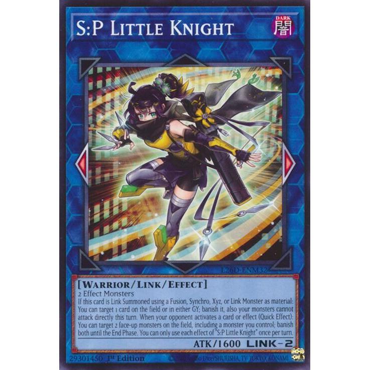 [ Bài Yugioh Chính Hãng ] S:P Little Knight - L26D-ENM32 - Common