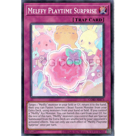 [ Bài Yugioh Chính Hãng ] CORI-AE075 Melffy Playtime Surprise - Common
