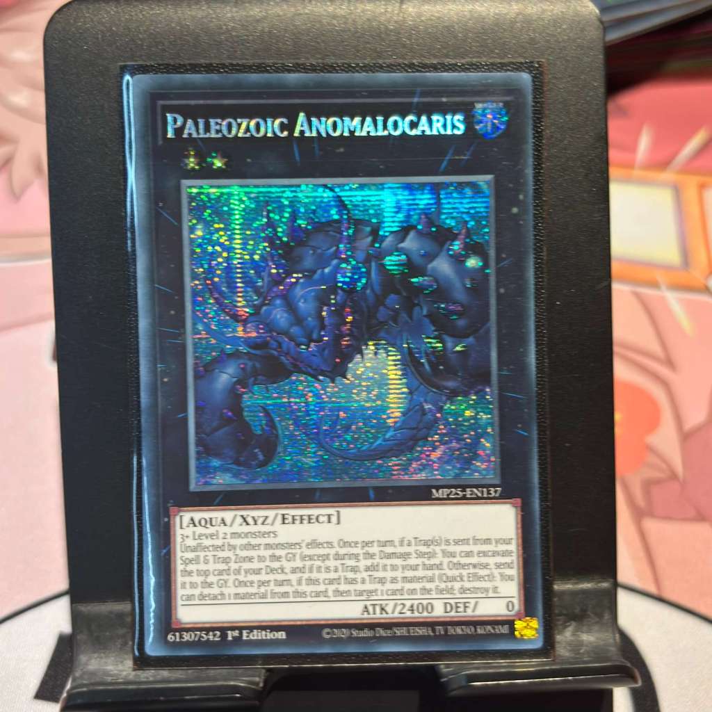 [ Bài Yugioh Chính Hãng ] Paleozoic Anomalocaris - MP25-EN137 - Prismatic Secret Rare 1st Edition