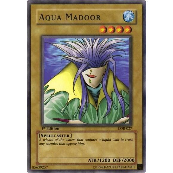 [ Bài Yugioh Chính Hãng ] Aqua Madoor - LOB-EN027 - Rare