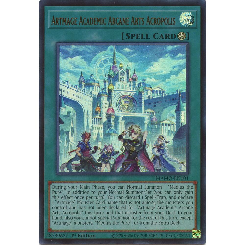 [Thẻ Bài Yugioh Chính Hãng] Artmage Academic Arcane Arts Acropolis - MAMO-EN101 - Ultra Rare