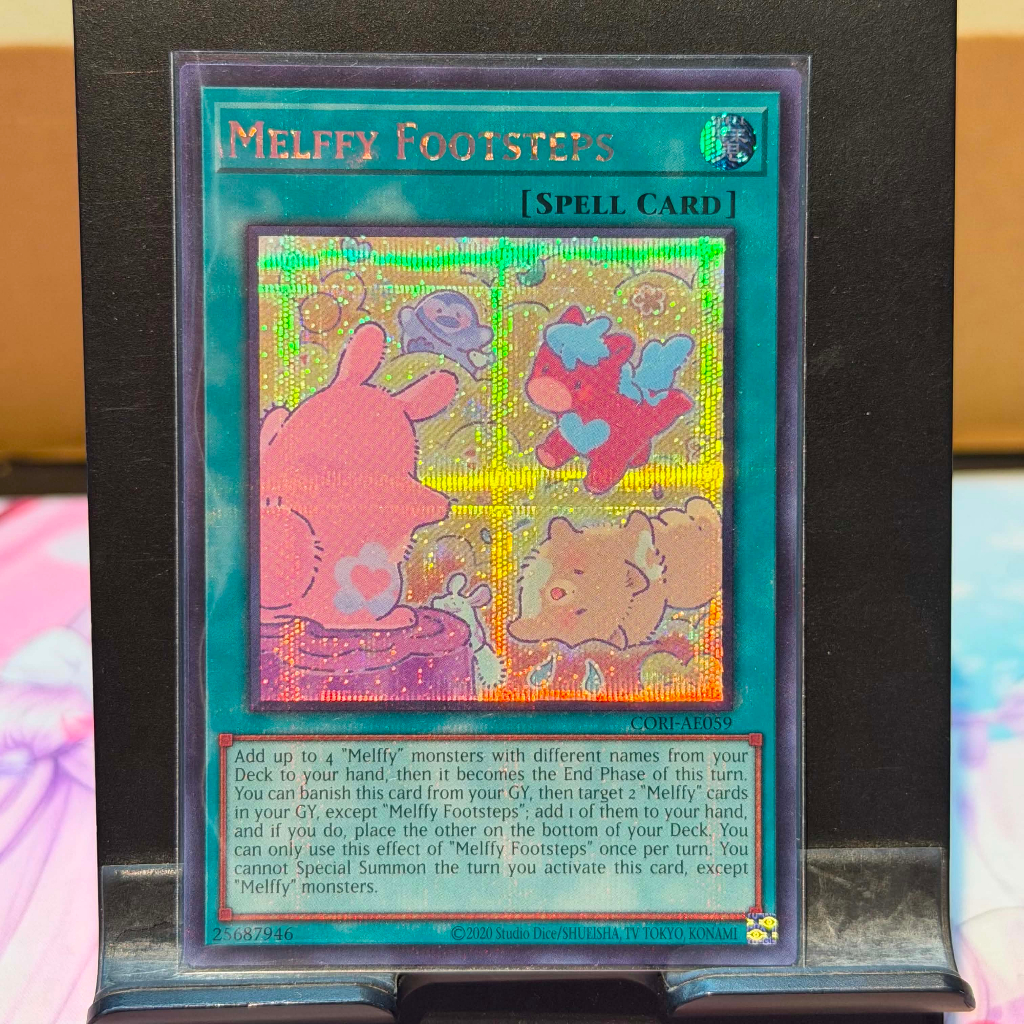 [ Bài Yugioh Chính Hãng ] CORI-AE059 Melffy Footsteps - Secret Rare