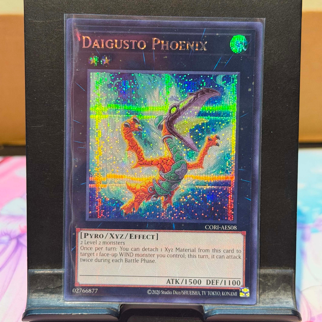 [ Bài Yugioh Chính Hãng ] CORI-AES08 Daigusto Phoenix - Secret Rare