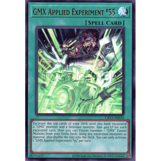 [ Bài Yugioh Chính Hãng ] CR12-AE074 GMX/CR12-AES27 Applied Experiment #55 - Ultra Rare