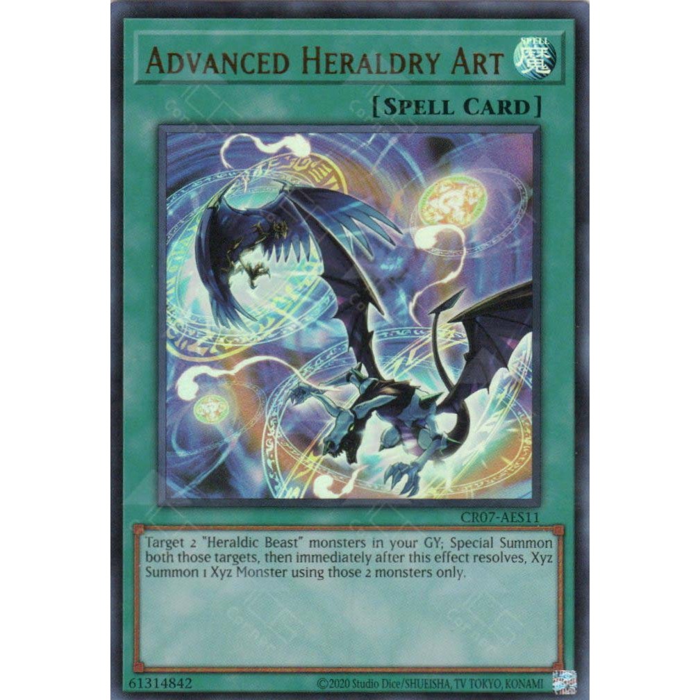 [ Bài Yugioh Chính Hãng ] CR07-AES11 Advanced Heraldry Art (UR)