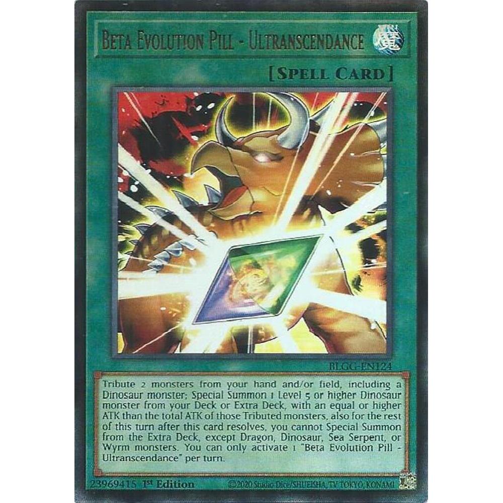 [ Bài Yugioh Chính Hãng ] Beta Evolution Pill - Ultranscendance - BLGG-EN124 - Ultra Rare