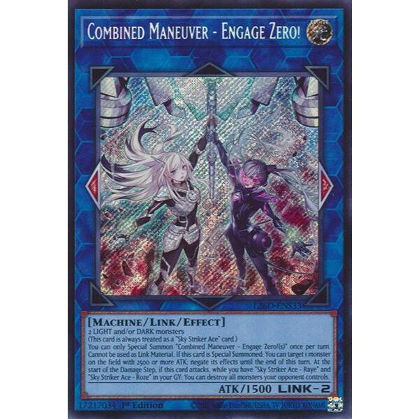 [ Bài Yugioh Chính Hãng ] Combined Maneuver - Engage Zero! - L26D-ENS33 - Secret Rare