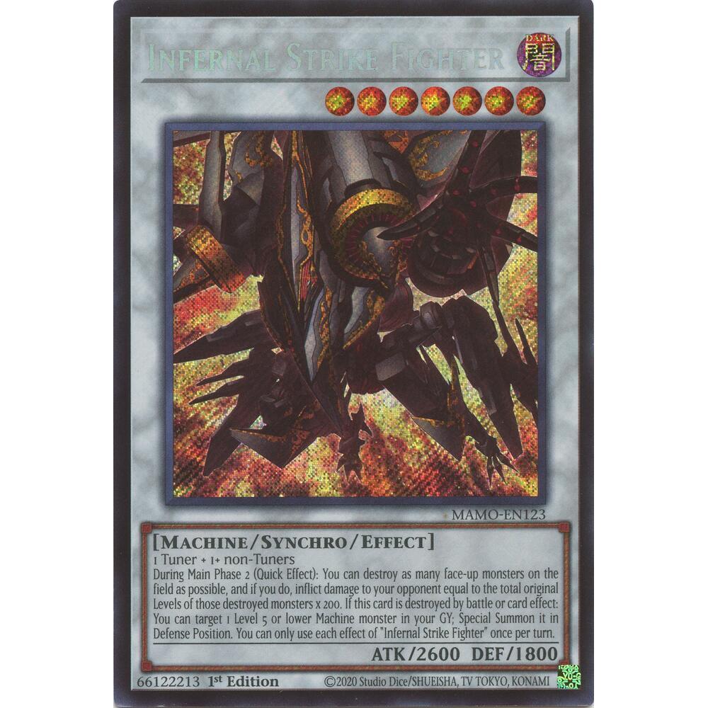 [Thẻ Bài Yugioh Chính Hãng] Infernal Strike Fighter - MAMO-EN123 - Secret Rare