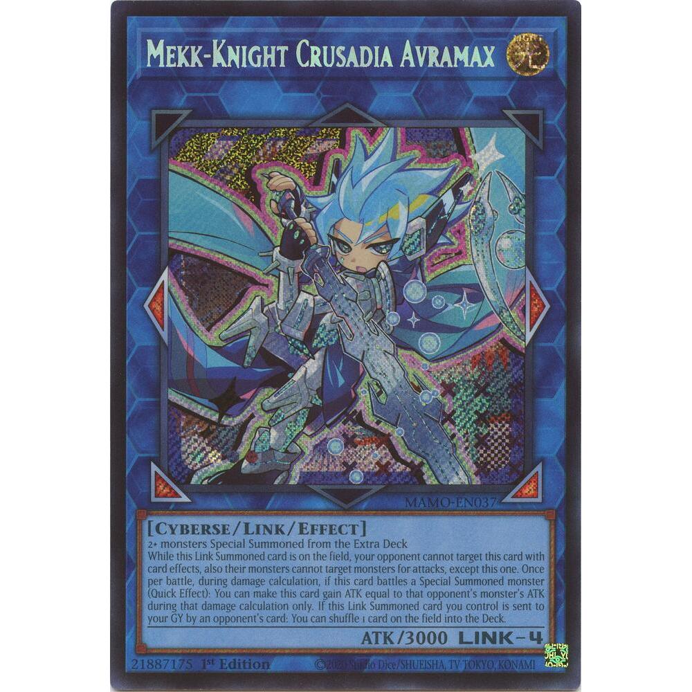 [Thẻ Bài Yugioh Chính Hãng] Mekk-Knight Crusadia Avramax (chibi art) - MAMO-EN037 - Secret Rare