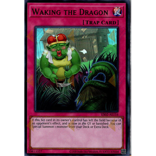 [ Bài Yugioh Chính Hãng ] ES02-AE116 Waking the Dragon - Ultra Rare