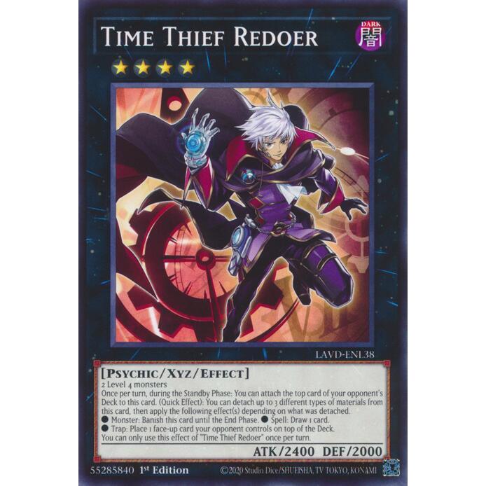 [ Bài Yugioh Chính Hãng ] Time Thief Redoer - LAVD-ENL38 - Common