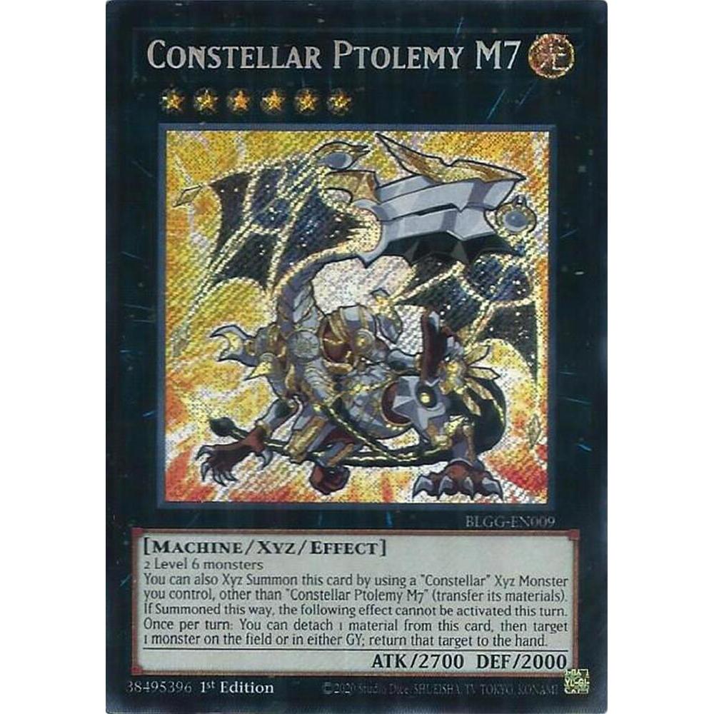 [ Bài Yugioh Chính Hãng ] Constellar Ptolemy M7 (chibi artwork) - BLGG-EN009 - Secret Rare