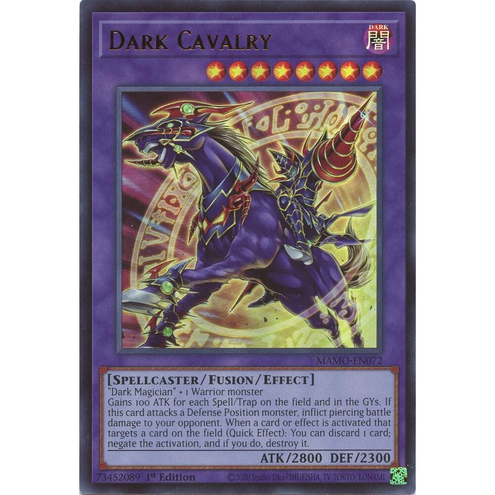 [Thẻ Bài Yugioh Chính Hãng] Dark Cavalry - MAMO-EN072 - Ultra Rare