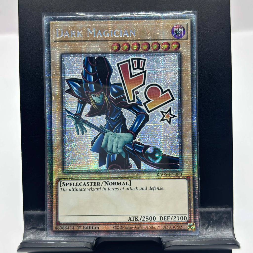 [ Bài Yugioh Chính Hãng ] Dark Magician (Stamp Edition) - RA05-EN083 - Starlight Rare