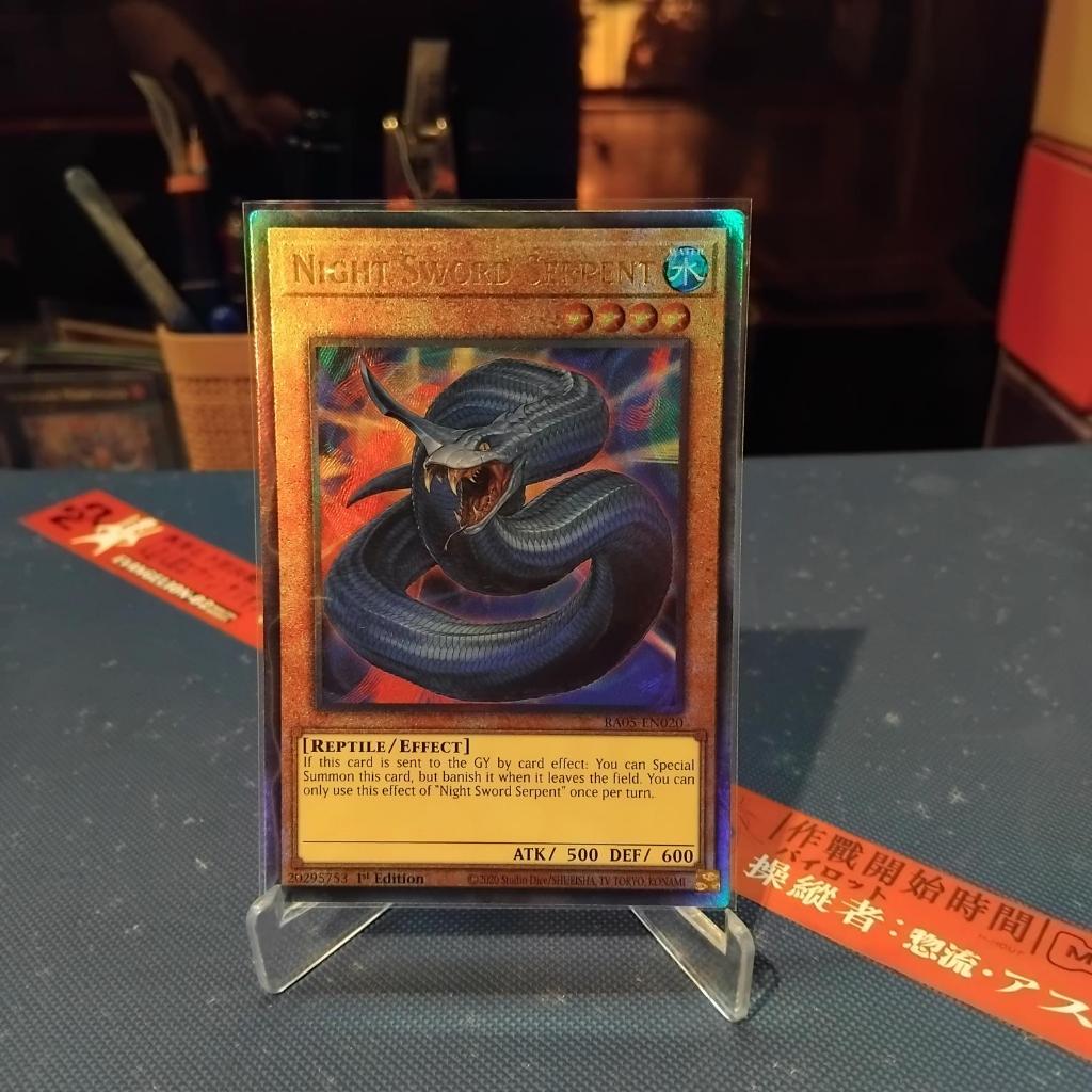 [ Bài Yugioh Chính Hãng ] RA05-EN020 Night Sword Serpent - Ultimate Rare