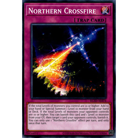 [ Bài Yugioh Chính Hãng ] BLZD-AE076 Northern Crossfire - Common