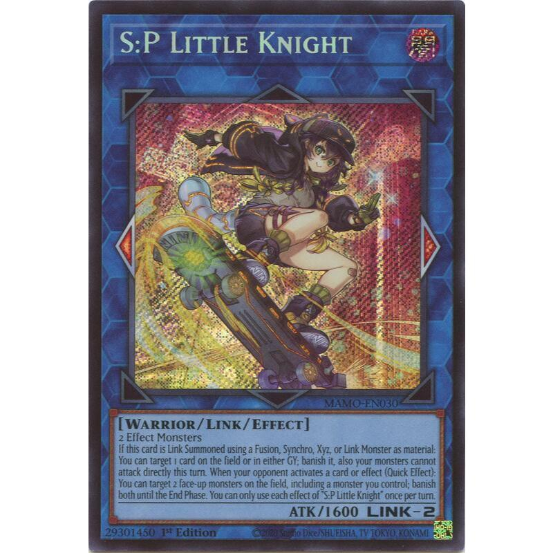 [ Bài Yugioh Chính Hãng ] S:P Little Knight (Alt Art) - MAMO-EN030 - Secret Rare