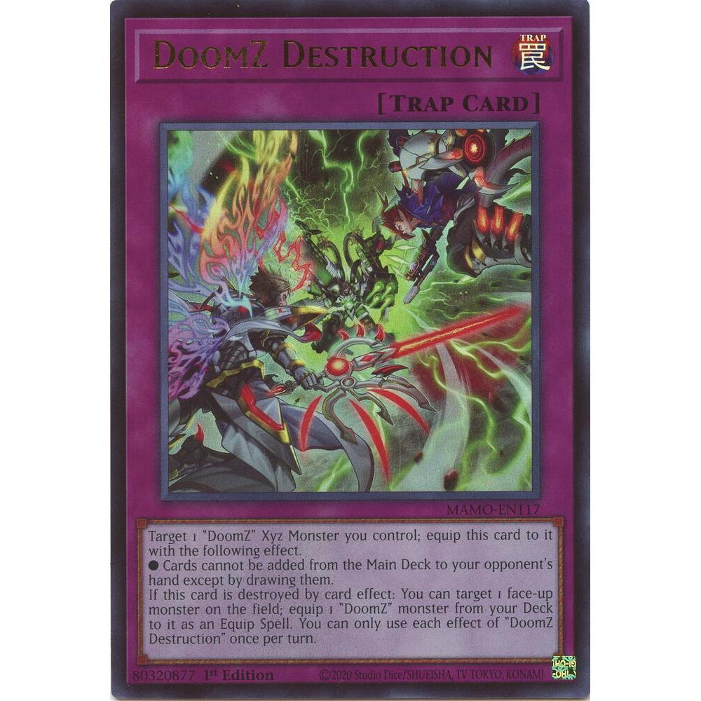 [Thẻ Bài Yugioh Chính Hãng] DoomZ Destruction - MAMO-EN117 - Ultra Rare