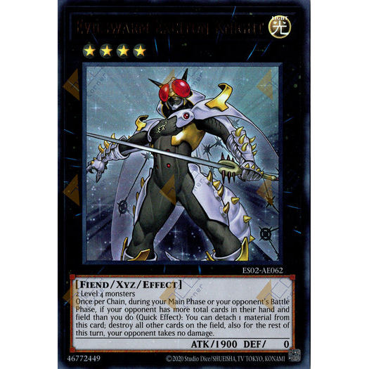 [ Bài Yugioh Chính Hãng ] ES02-AE062 Evilswarm Exciton Knight - Ultra Rare