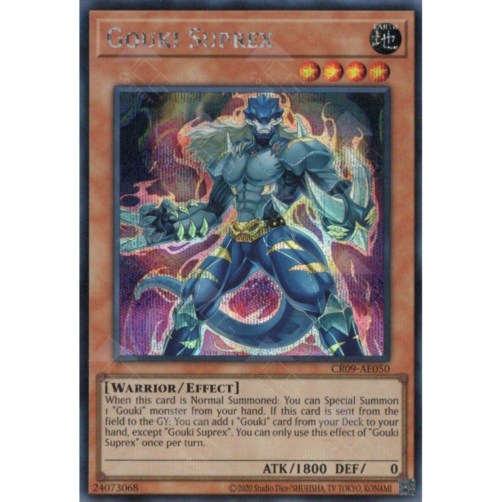 [ Bài Yugioh Chính Hãng ] CR09-AE050 Gouki Suprex (SER)