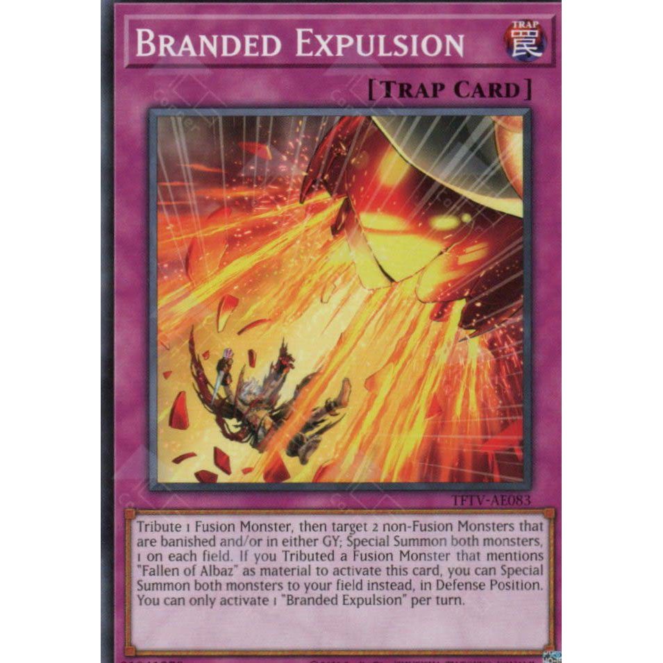[ Bài Yugioh Chính Hãng ] TFTV-AE083 Branded Expulsion - Common