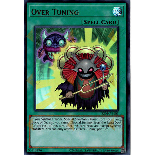[ Bài Yugioh Chính Hãng ] ES02-AE105 Over Tuning - Ultra Rare