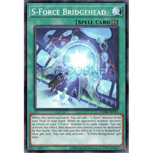 [ Bài Yugioh Chính Hãng ] CORI-AE115 S-Force Bridgehead - Common