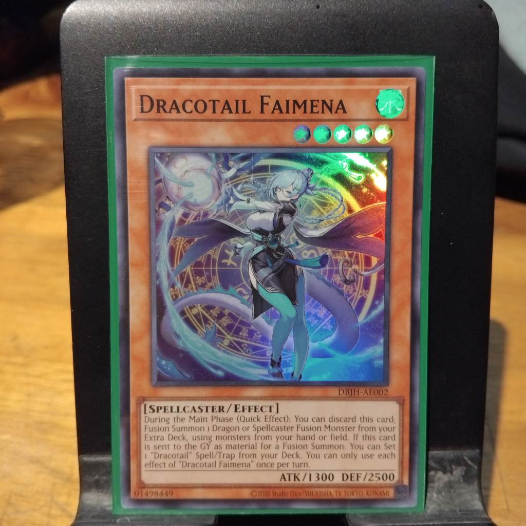 [ Bài Yugioh Chính Hãng ] DBJH-AE002 Dracotail Faimena - Super Rare