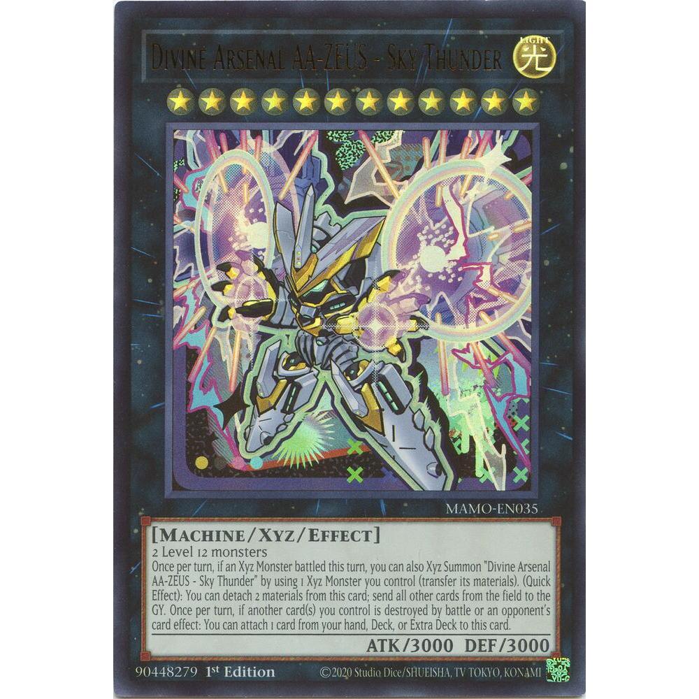 [Thẻ Bài Yugioh Chính Hãng] Divine Arsenal AA-ZEUS - Sky Thunder (chibi art) - MAMO-EN035 - Ultra Rare