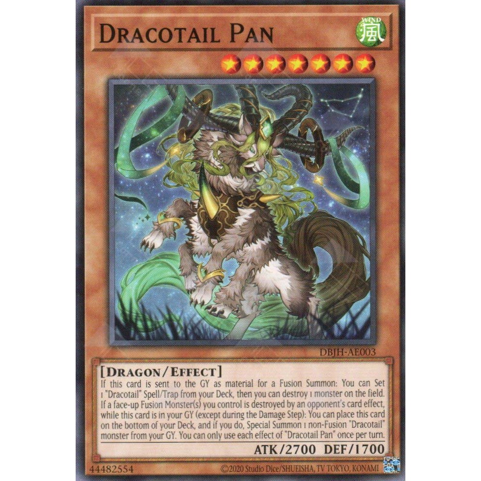[ Bài Yugioh Chính Hãng ] DBJH-AE003 Dracotail Pan - Common