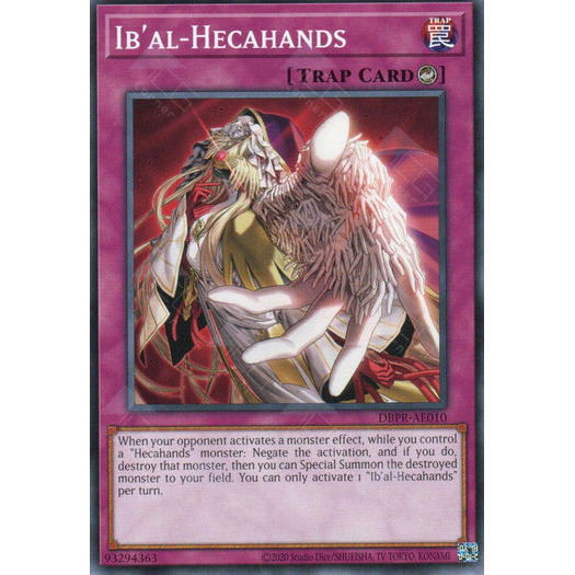 [ Bài Yugioh Chính Hãng ] DBPR-AE010 Ib'al-Hecahands - Common