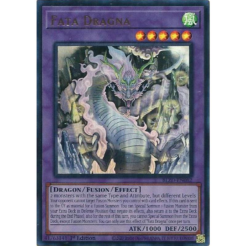 [ Bài Yugioh Chính Hãng ] Fata Dragna - BLZD-EN082 - Ultra Rare
