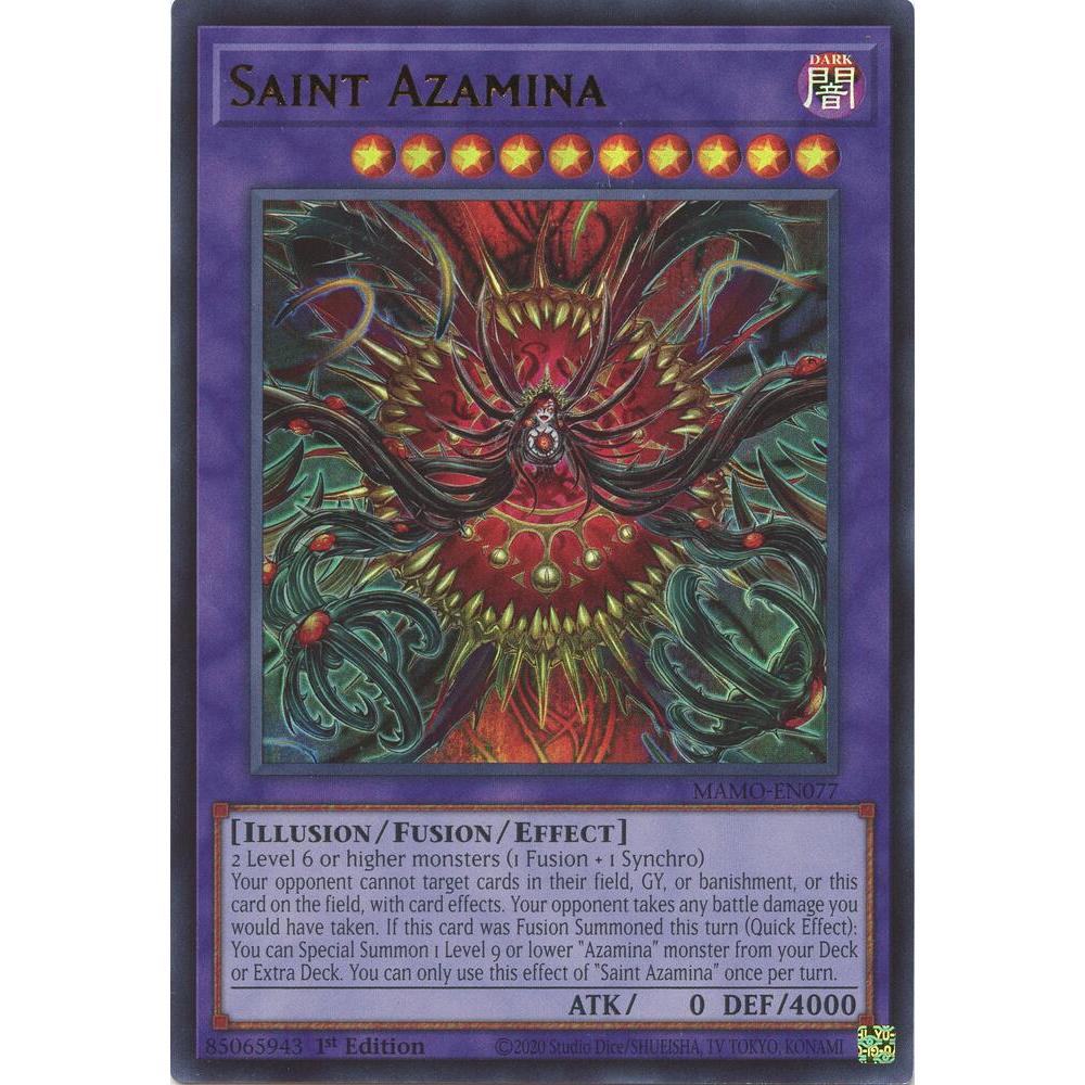 [Thẻ Bài Yugioh Chính Hãng] Saint Azamina - MAMO-EN077 - Ultra Rare