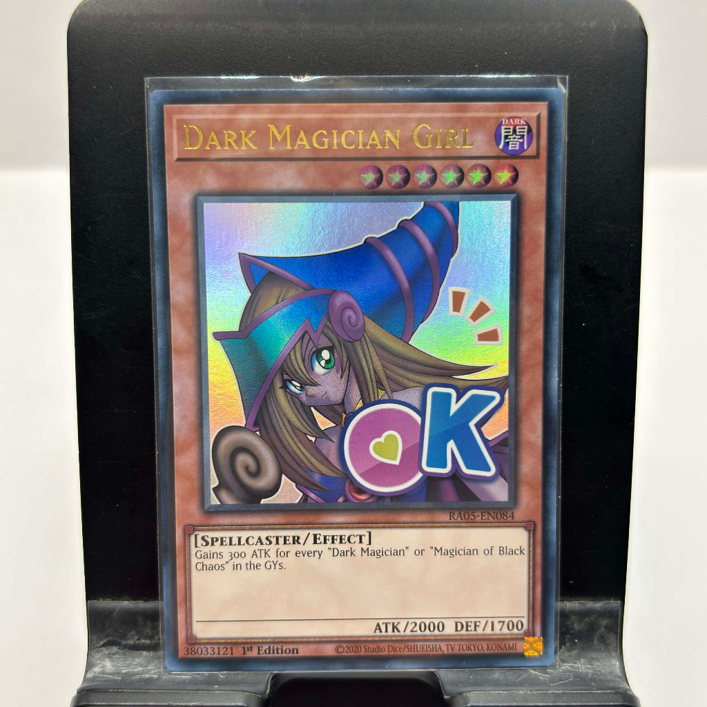 [ Bài Yugioh Chính Hãng ] Dark Magician Girl (Stamp Edition) - RA05-EN084 - Ultra Rare