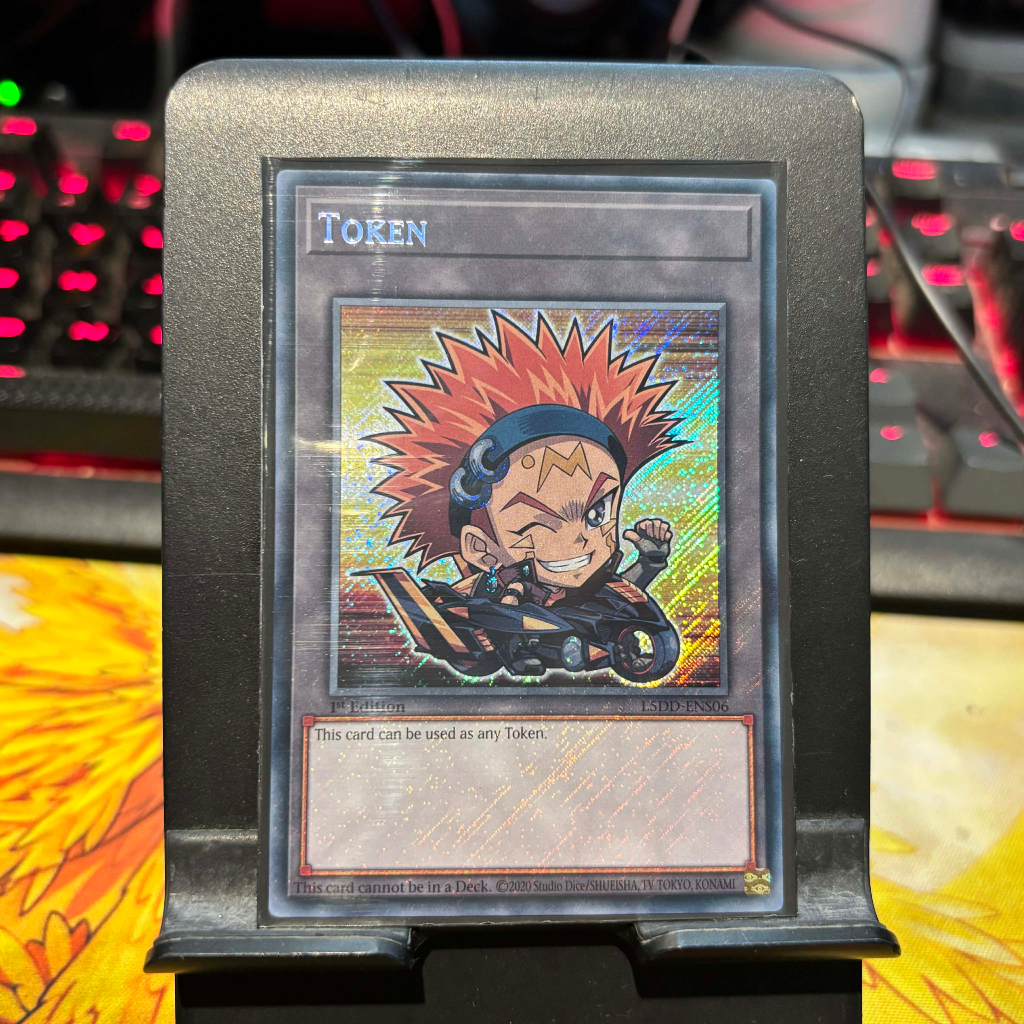 [ Bài Yugioh Chính Hãng ] Token (Crow) - L5DD-ENS06 - Secret Rare 1st Edition