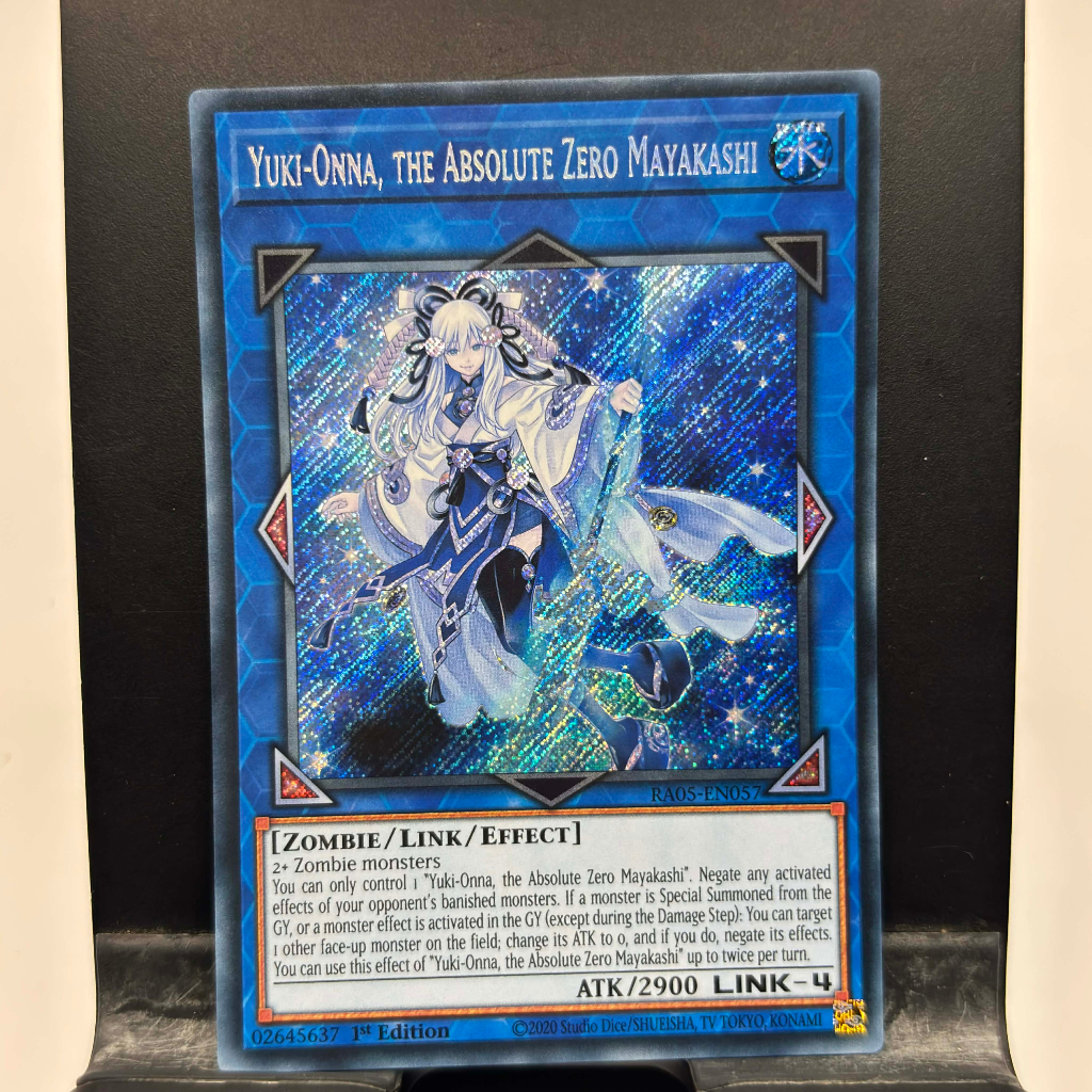 [ Bài Yugioh Chính Hãng ] Yuki-Onna, the Absolute Zero Mayakashi - RA05-EN057 - Super/Ultra/Secret
