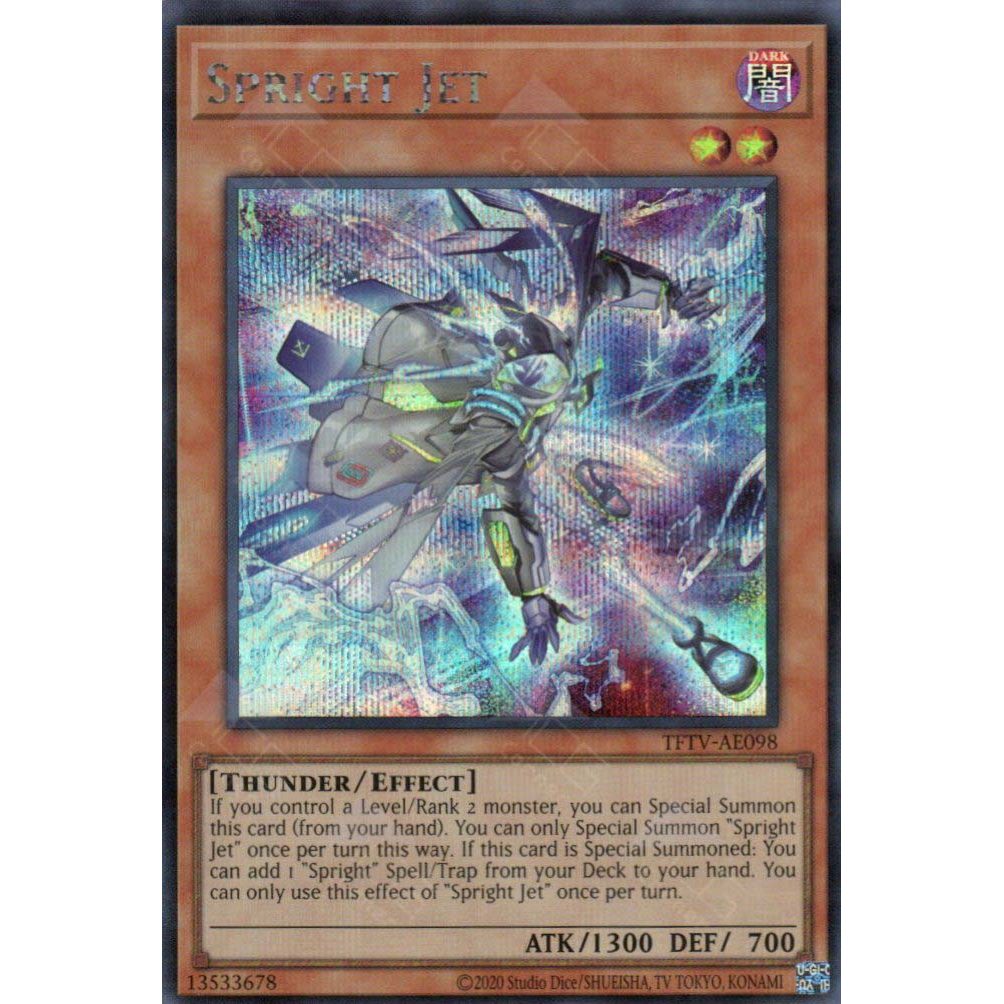 [ Bài Yugioh Chính Hãng ] TFTV-AE098 Spright Jet (SER)