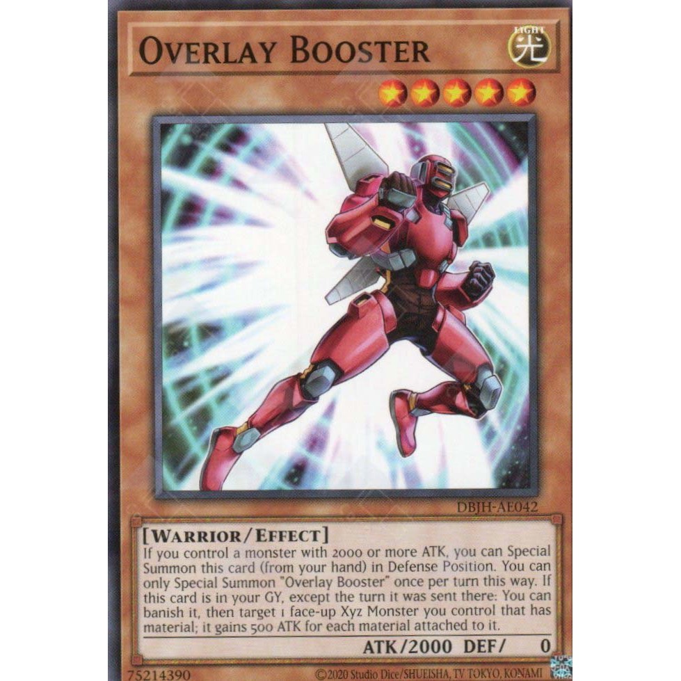[ Bài Yugioh Chính Hãng ] DBJH-AE042 Overlay Booster - Common